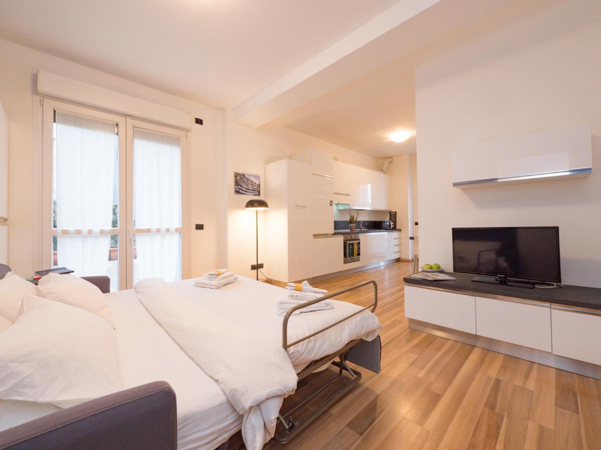 Rentopolis Apartments - Palazzo Candiani 米兰 外观 照片