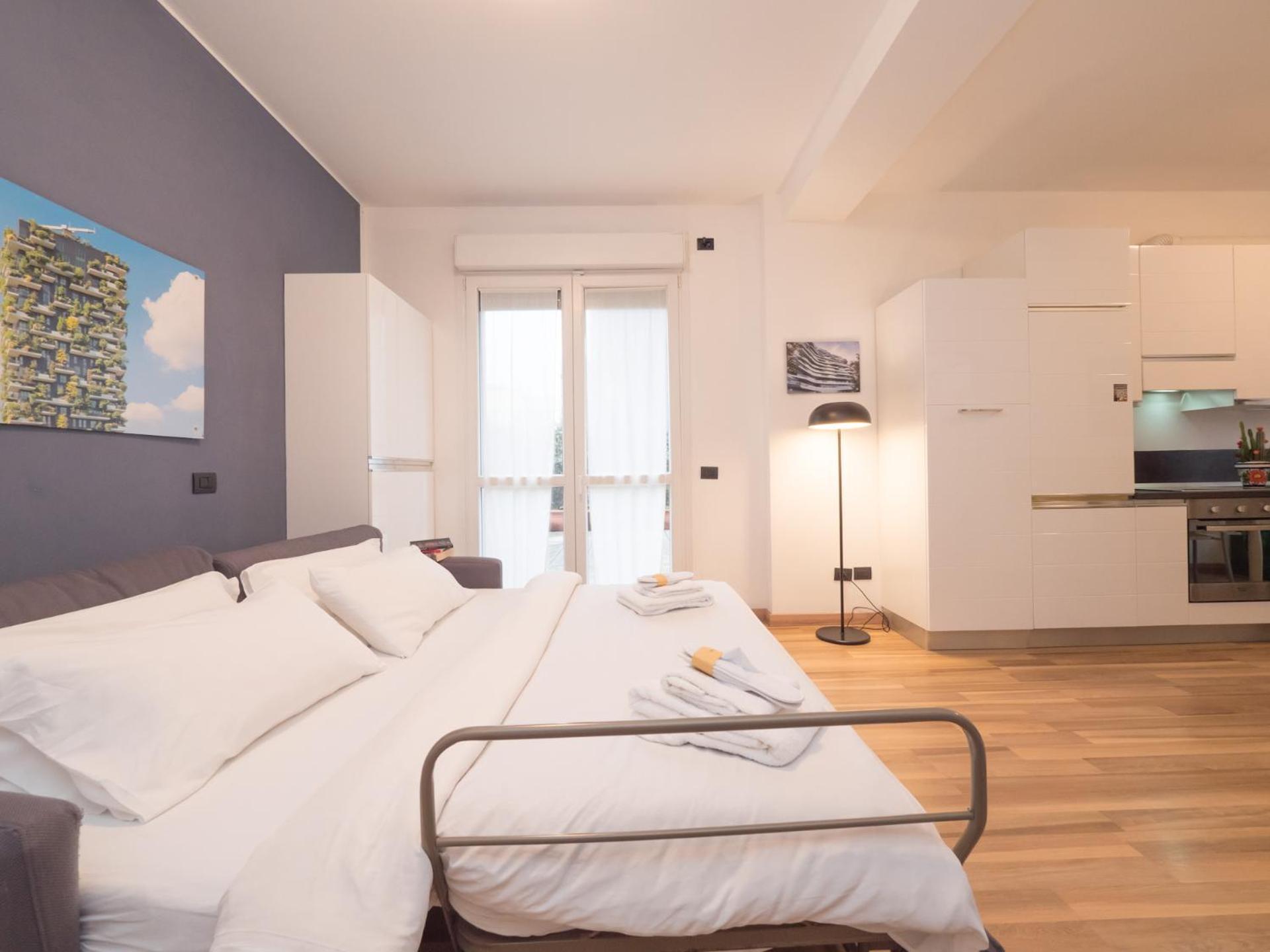 Rentopolis Apartments - Palazzo Candiani 米兰 外观 照片